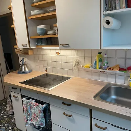 1-bed In Lively Kreis 4, Fireplace Zürih